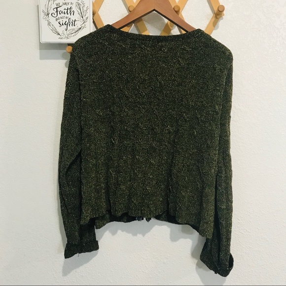 ⭐️🌟Cousin Johnny Knit Double sided Zipper Sweater S - Picture 7 of 11